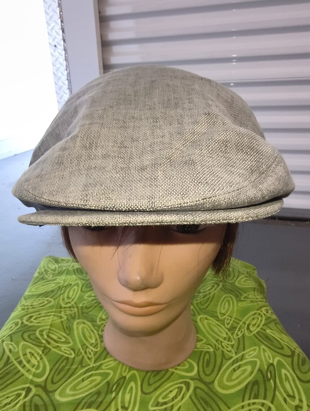 Epoch Chinos Gray Solid Newspaperboy Driving Hat Cap L/XL